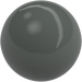 LEGO Dark Gray Hard Plastic Ball 52mm (22119 / 23065)