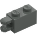 LEGO Dark Gray Hinge Brick 1 x 2 Locking with Dual Finger on End Horizontal (30540 / 54672)