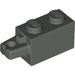 LEGO Dark Gray Hinge Brick 1 x 2 Locking with Single Finger On End Horizontal (30541 / 53028)