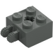 LEGO Donkergrijs Scharnier Steen 2 x 2 Vergrendelings met Axlehole en Dual Finger (40902 / 53029)