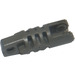 LEGO Dark Gray Hinge Cylinder 1 x 3 Locking with 1 Stub and 2 Stubs On Ends (without Hole) (30554)