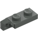 LEGO Dark Gray Hinge Plate 1 x 2 Locking with Single Finger on End Vertical with Bottom Groove (44301)