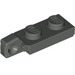 LEGO Dark Gray Hinge Plate 1 x 2 Locking with Single Finger on End Vertical with Bottom Groove (44301)
