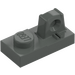 LEGO Dark Gray Hinge Plate 1 x 2 Locking with Single Finger On Top (30383 / 53922)