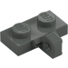 LEGO Dark Gray Hinge Plate 1 x 2 with Vertical Locking Stub with Bottom Groove (44567)