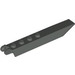 LEGO Dark Gray Hinge Plate 1 x 8 with Angled Side Extensions (14137 / 30407)