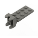 LEGO Dark Gray Hinge Plate 2 x 4 with Articulated Joint - Female (3640)