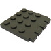 LEGO Donkergrijs Scharnier Plaat 4 x 4 Voertuig Dak (4213 / 30001)