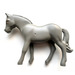 LEGO Dark Gray Horse (Belville) with Dark Orange Outlined Eyes with White Glint Pattern (6171 / 44770)