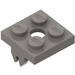 LEGO Grigio scuro Magnete Supporto Piastra 2 x 2 Parte inferiore (30159)