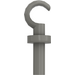 LEGO Dark Gray Minifig Hand Hook (2531)