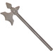 LEGO Donkergrijs Minifiguur Polearm Halberd (6123)