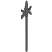 LEGO Dark Gray Minifig Spear with Four Side Blades (43899)