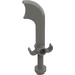 LEGO Dark Gray Minifig Sword Scimitar (43887 / 48693)