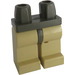 LEGO Gris foncé Minifigure Les hanches avec Tan Jambes (3815 / 73200)