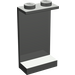LEGO Dunkelgrau Panel 1 x 2 x 3 ohne seitliche Stützen, solide Bolzen (2362 / 30009)