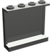LEGO Dunkelgrau Panel 1 x 4 x 3 mit Seitenstützen, Hohlbolzen (35323 / 60581)