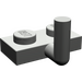 LEGO Dark Gray Plate 1 x 2 with Hook (5mm Horizontal Arm) (43876 / 88072)