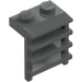 LEGO Grigio scuro Piastra 1 x 2 con Scala (4175 / 31593)