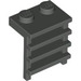 LEGO Dark Gray Plate 1 x 2 with Ladder (4175 / 31593)