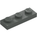 LEGO Dark Gray Plate 1 x 3 (3623)