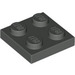 LEGO Dark Gray Plate 2 x 2 (3022 / 94148)