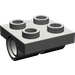 LEGO Gris foncé assiette 2 x 2 avec des trous (2817)