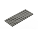 LEGO Dark Gray Plate 4 x 10 (3030)