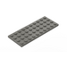 LEGO Donkergrijs Plaat 4 x 10 (3030)