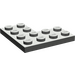 LEGO Dark Gray Plate 4 x 4 Corner (2639)