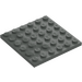 LEGO Dark Gray Plate 6 x 6 (3958)