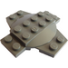 LEGO Dunkelgrau Platte 6 x 6 x 0.667 Kreuz mit Dome (30303)