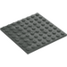 LEGO Dark Gray Plate 8 x 8 (41539 / 42534)