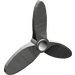 LEGO Dark Gray Propeller with 3 Blades (4617)