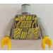 LEGO Donkergrijs RoboForce Geel Torso (973)