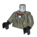 LEGO Donkergrijs Sheriff Torso met Vest, Vlinderdas en Pocket Watch (973 / 73403)