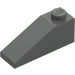 레고 짙은 회색 경사 1 x 3 (25°) (4286)