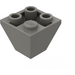 LEGO Dark Gray Slope 2 x 2 (45°) Inverted (3676)