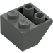 LEGO Dark Gray Slope 2 x 2 (45°) Inverted with Flat Spacer Underneath (3660)