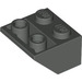 LEGO Gris foncé Pente 2 x 2 (45°) Inversé avec entretoise plate en dessous (3660)