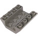 LEGO Donkergrijs Helling 4 x 4 (45°) Dubbele Omgekeerd met Open Midden (Geen gaten) (4854)