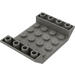 LEGO Dark Gray Slope 4 x 6 (45°) Double Inverted with Open Center without Holes (30283)