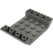 LEGO Dunkelgrau Steigung 4 x 6 (45°) Doppelt Invertiert mit Open Center ohne Löcher (30283 / 60219)
