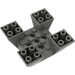 LEGO Dark Gray Slope 6 x 6 x 2 (65°) Inverted Quadruple (30373)
