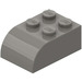 LEGO Dark Gray Slope Brick 2 x 3 with Curved Top (6215)