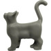 LEGO Dark Gray Standing Cat with Long Thin Tail (6175)