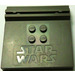 LEGO Dark Gray Tile 6 x 6 with groove with Stars Wars Logo (30566)