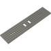LEGO Dunkelgrau Zug Base 6 x 28 mit 2 rechteckigen Ausschnitten und 3 runden Löchern an jedem Ende (4093)