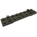 LEGO Dark Gray Train Track Sleeper Plate 2 x 8 without Cable Grooves