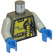 LEGO Dark Gray Unitron (Chief) Space Torso (973)